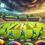 AFG vs AUS Dream11 Prediction: Exciting cricket match at Arnos Vale Ground, St. Vincent, featuring Afghanistan's spin prowess and Australia's all-round strength under rainy weather.