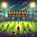 A thrilling contest between SPS and BLT at the I.S. Bindra Punjab Cricket Association Stadium, showcasing intense cricket action and an electric atmosphere. SPS vs BLT Dream11 Prediction