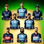 USA vs ENG Dream11 Prediction: Expert suggested team lineup for the upcoming ICC T20 World Cup match on June 23, 2024, featuring top-performing players from both teams.