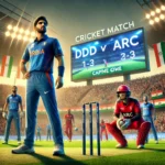 DDD vs ARC Dream11 Prediction: An intense moment in the cricket match with DDD leading and ARC ready for a comeback.