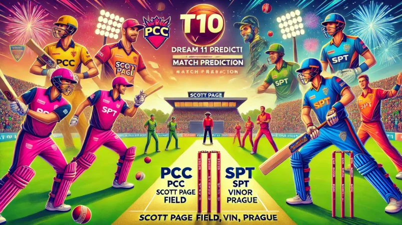 Exciting T10 cricket match between PCC and SPT at Scott Page Field, Vinor, Prague - PCC vs SPT Dream11 Match Prediction