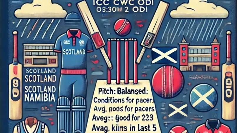 SCO vs NAM Dream11 Prediction: Detailed Match Analysis and Key Points for Scotland vs Namibia ODI