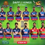 JK vs GM Dream11 prediction team selection screen featuring players K Mendis (Captain), T Seifert, A Hales, C Asalanka, P Nissanka, S Williams (Vice-Captain), D de Silva, D Pretorius, A Omarzai, J Behrendorff, and M Theekshana on a green field background.