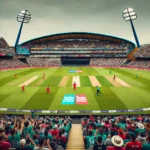 AAC vs PNC Dream11 prediction: Thrilling cricket match scene at Edgbaston Stadium, Birmingham with enthusiastic crowd, overcast weather, and vibrant team uniforms.