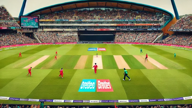 AAC vs PNC Dream11 prediction: Thrilling cricket match scene at Edgbaston Stadium, Birmingham with enthusiastic crowd, overcast weather, and vibrant team uniforms.