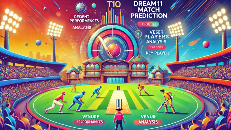 UCCB vs ROE Dream11 Prediction graphic featuring a T10 cricket match, highlighting recent performances, venue analysis, and key players like Ramesh Satheesan, Y Muhammad, A Muhammad, and H Ali.