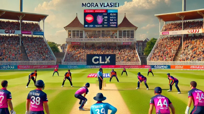 BUG vs LIO Dream11 prediction, players on field, cricket match, Bucharest Gladiators vs Lankan Lions, sunny weather, packed stadium, T10 match