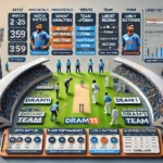 Cricket Dream11 prediction layout for the match between Leatherback Giants (LEG) and SAMP Army Cocrico Cavaliers (CCL) in the West Indies T10 Trinidad Blast. The layout includes sections such as Match Details, Venue Analysis, Recent Performances and Team Form, Player Performance Data, Head-to-Head Record, Strategic Insights, Expert Opinions and Betting Scenarios, Likely Outcome, and Suggested Dream11 Team. The design is cricket-themed with a prominent header image of a cricket stadium, tables for player performance data, recent performances, and head-to-head records. Key battles and young talents are highlighted with images of cricket players in action.