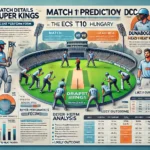 image of the article layout for the Dream11 match prediction between Budapest Super Kings (BK) and Dunabogdany Cricket Club (DCC)