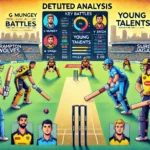 mage for the BRW vs SJ Dream11 prediction analysis, featuring key battles, young talents, and strategic insights in a cartoon style.