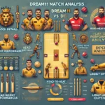 image of the NRK vs DD Dream11 match analysis, complete with detailed sections for each aspect of the analysis.