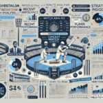 GS vs NTS Dream11 Prediction infographic featuring match details, venue analysis, recent performances, player performance data, head-to-head record, strategic insights, expert opinions, and predicted outcome. The design is clean and elegant, using shades of blue, gray, and white with stylish icons and clear typography, highlighting key statistics and young talents. Logos of Global Stars and Ntrack Sports are included for a professional look suitable for a high-quality blog post.