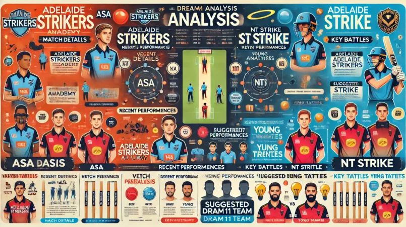 analysis infographic for the ASA vs NTS Dream11 match prediction.