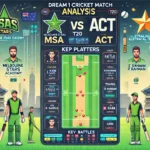 Image for MSA vs ACT Dream11 Prediction: Don’t miss out on the expert advice that could make or break your Dream11 team for this epic clash!