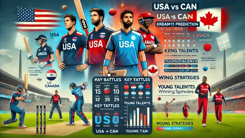 image for USA vs CAN Dream11 Prediction