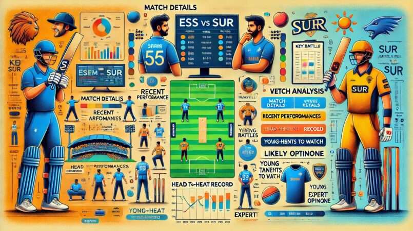 Image for ESS vs SUR Dream11 Prediction