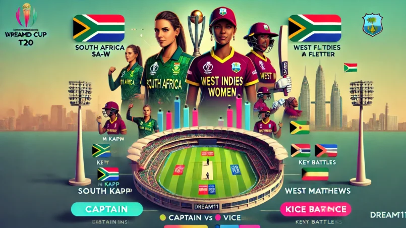 image for SA-W vs WI-W Dream11 Prediction