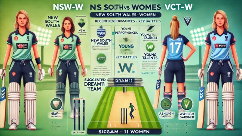 image for NSW-W vs VCT-W Dream11 Prediction