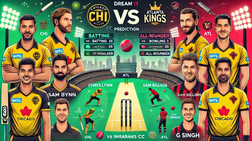 image for CHI vs ATL Dream11 Prediction