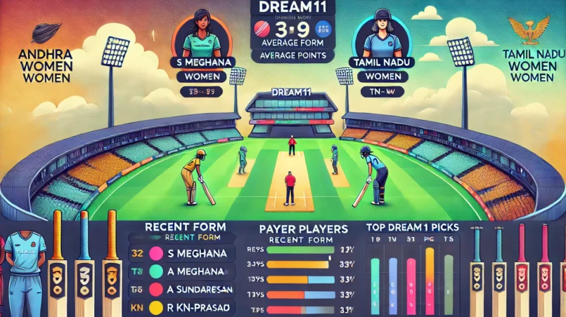 image for AND-W vs TN-W Dream11 Prediction