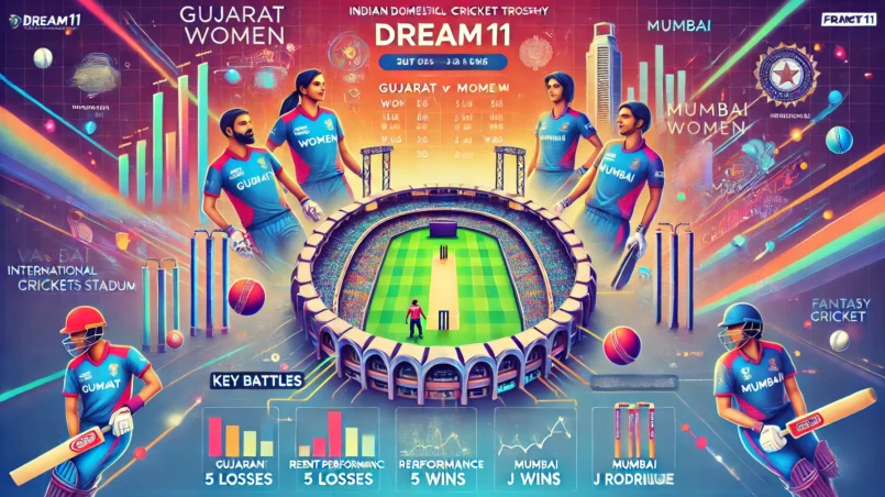 image for GUJ-W vs MUM-W Dream11 Prediction