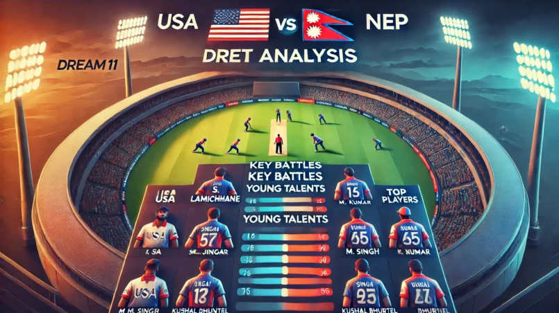 image for USA vs NEP Dream11 Prediction