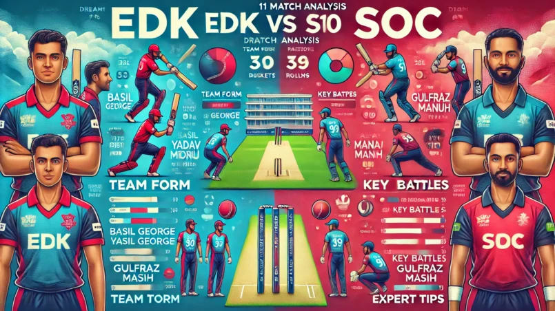 image for EDK vs SOC Dream11 Prediction