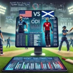 image for USA vs SCO Dream11 Prediction