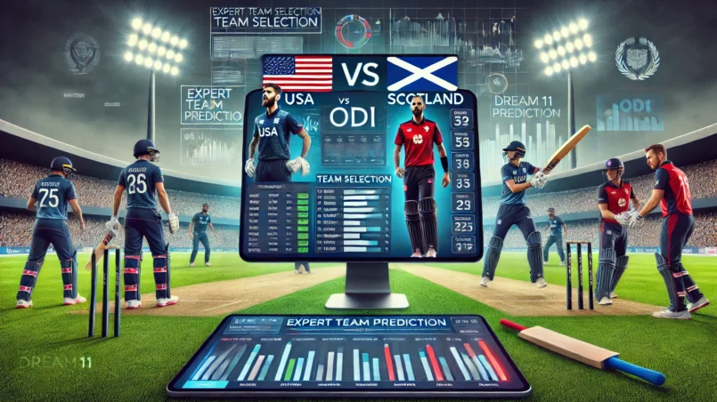 image for USA vs SCO Dream11 Prediction