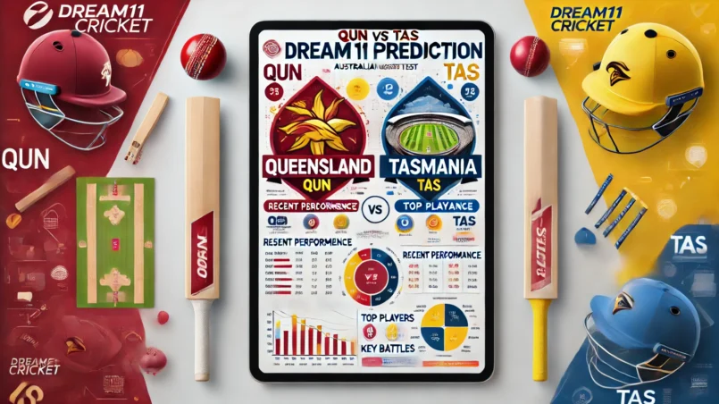 image for QUN vs TAS Dream11 Prediction