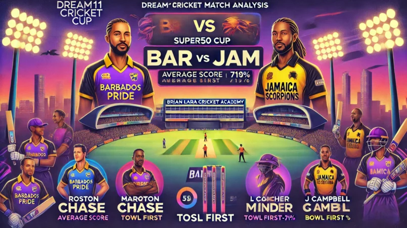 image for BAR vs JAM Dream11 prediction